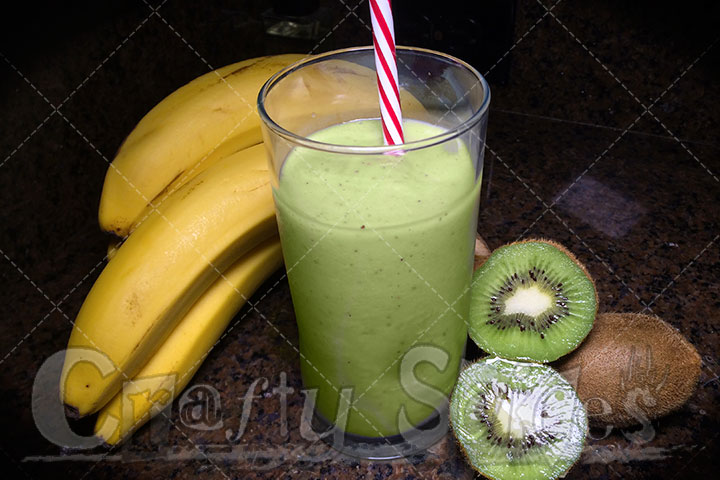 Avocado, Banana & Kiwi Shake