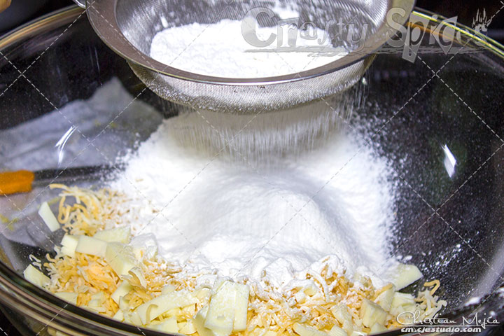 Cheesy Rice Krispies treats - Ingredients