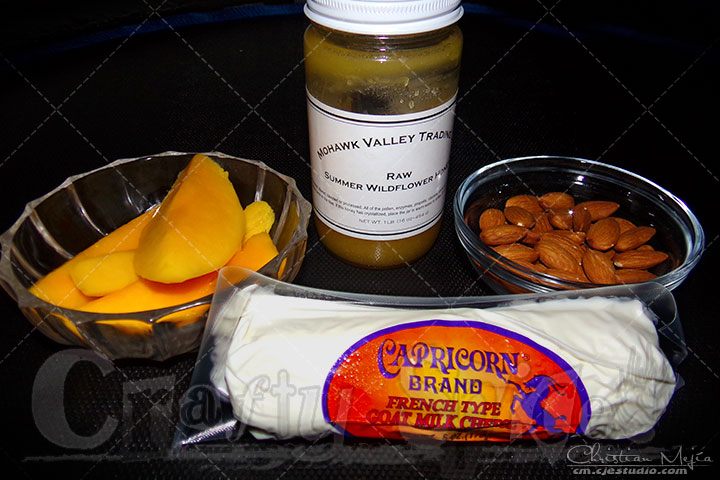 Goat Cheese, Mango Spread - Ingredients