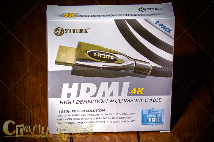 4K HDMI Cable Ultra Premium Series by Solid Cordz®