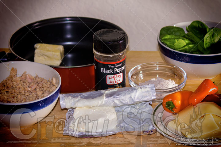 Salmon Whole Wheat Crepe - Ingredients