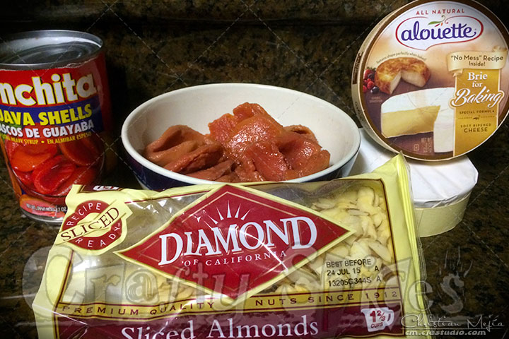 Guava Baked Brie Ingredients