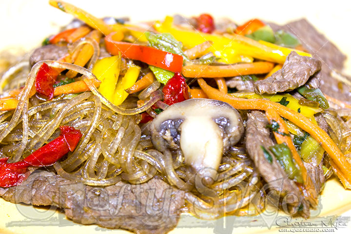 Rice Noodles Stir Fry