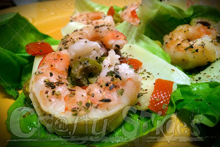 Delicate Shrimp appetizer