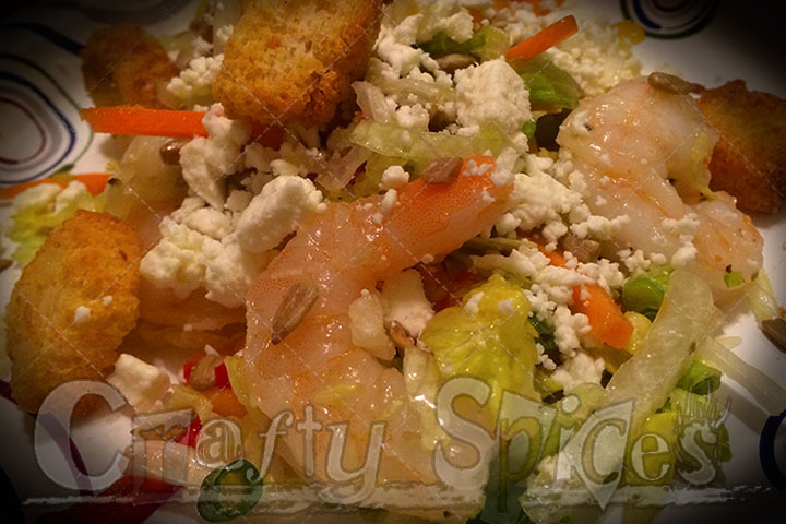 Shrimp Salad with taste flavors