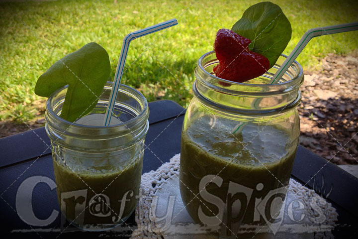 Spinach, Strawberry and Banana Smoothie
