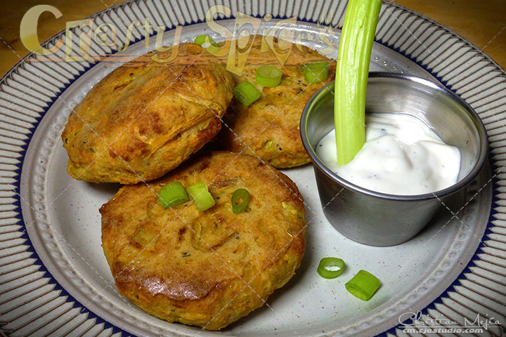 Baked Sweet Potato-Zucchini Fritters