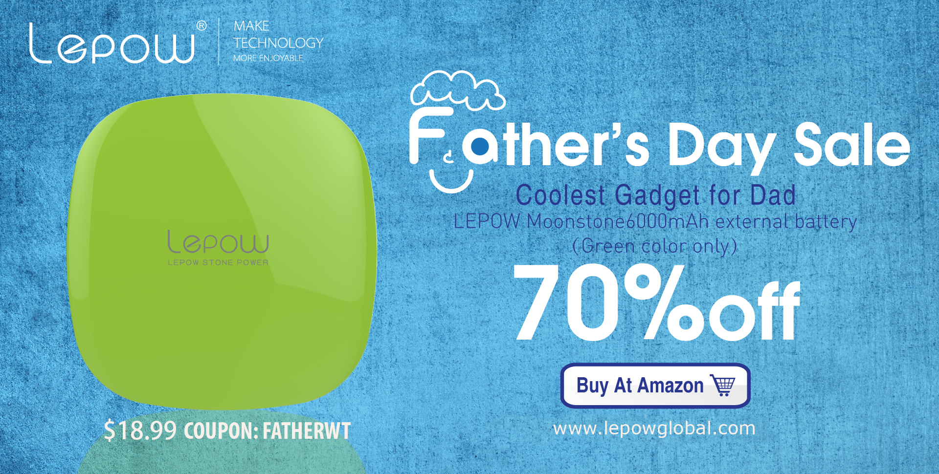 Father’s Day Sale Gadget 70% Off by @LEPOWOFFICIAL