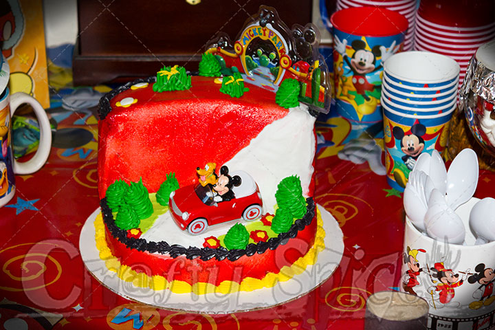 Mickey Mouse Clubhouse Theme Party Cake