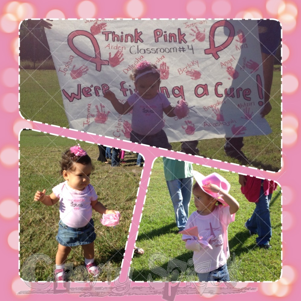 Kaylee and Kira doing the Walk for the Cure