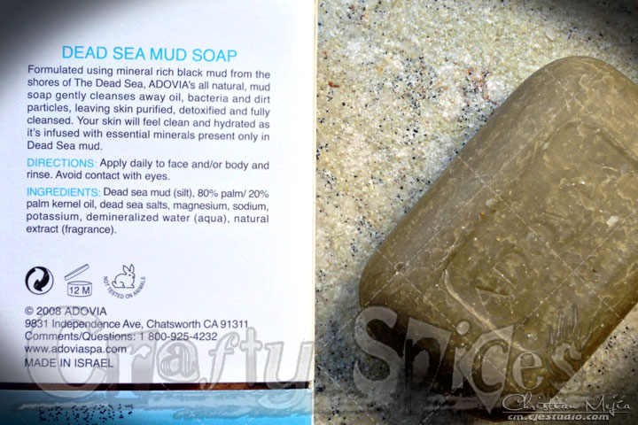 Dead Sea Mud Soap for a Radiant Clear Complexion! Helps relieve acne, psoriasis, eczema symptoms