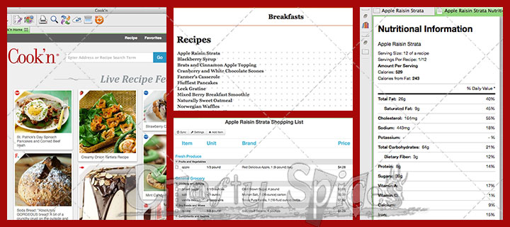 Cook'n Recipe Organizer Software