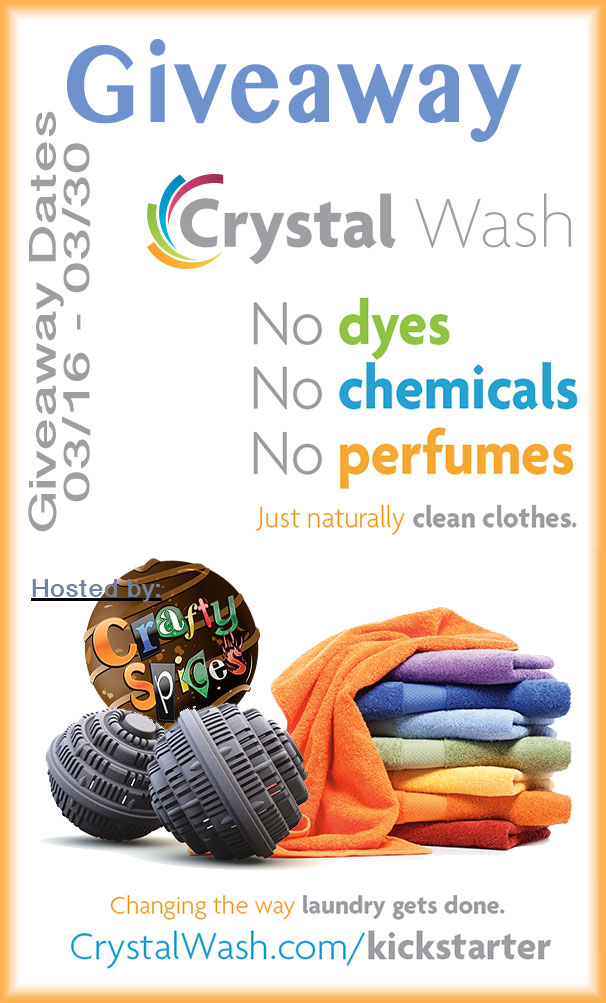 Cristal Wash Giveaway to Change the way you do laundry