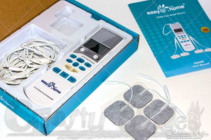 Easy@Home TENS Handheld Electronic Pulse Massager