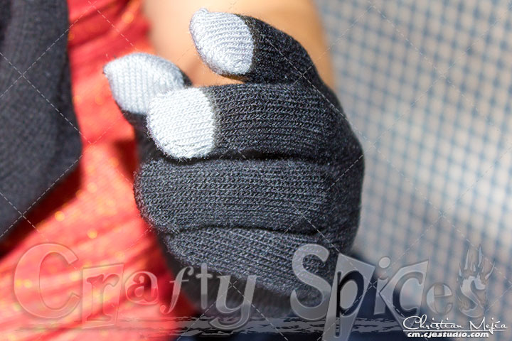 Texting Gloves for Smartphone & Touchscreen - Finger tips