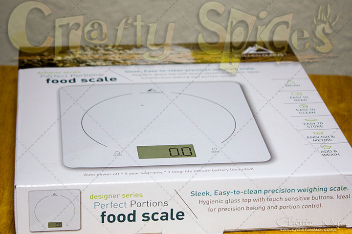  Kitchen Gurus Glass Top Digital Food Scale - Ultra Slim Design and Easy to Clean Surface