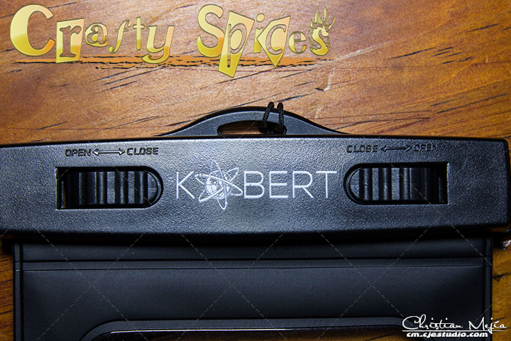 Kobert Waterproof Case WPC-007 close up of snap and lock mechanism