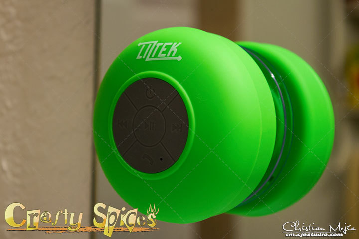 Shower in Style with the Water Resistant Bluetooth Shower Speaker
