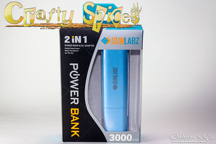 SUNLABZ Universal 2-in-1 USB Wall Charger and Portable 3000 mAh Power Bank