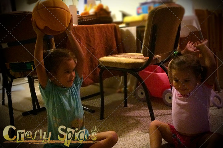Our Girls happy to be playing with TheO SmartBall