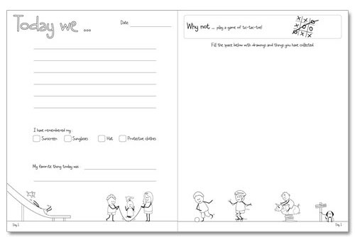 The Victoria Company Kids Travel Journal - Page