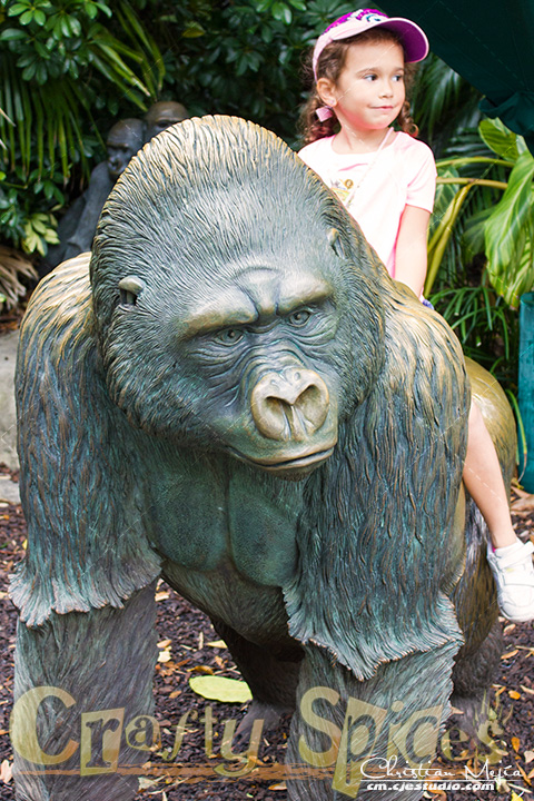 Kira on the Gorilla 