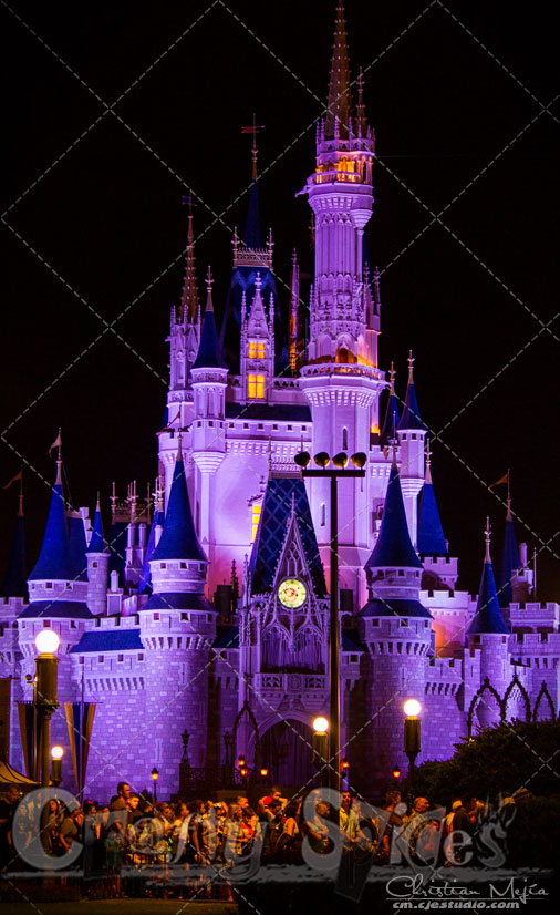 Walt Disney World, Cinderella Castle in Purple