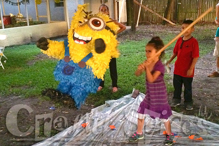 They had fun with the Piñata, there is Kira