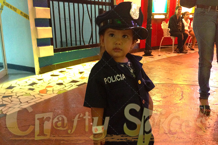 Kaylee as a Police officer 