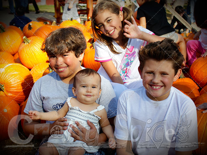 Pumpkin Patch with Cousin