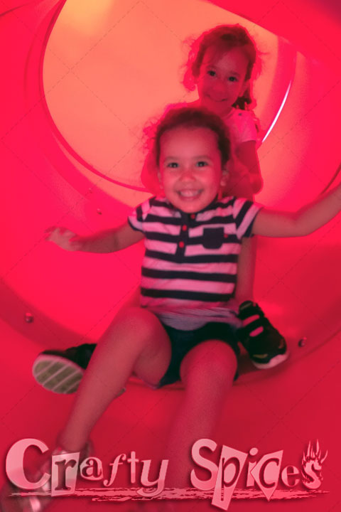 Our two little girls having fun at the Playground